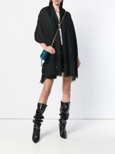 超大款logo流苏围巾