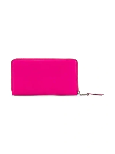 Shop Givenchy Embossed Logo Long Purse In Pink