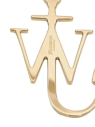 Shop Jw Anderson Anchor Keyring In White