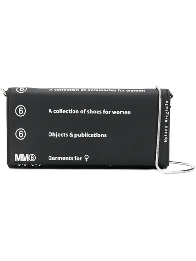 Shop Mm6 Maison Margiela A Colletion Wallet In Black
