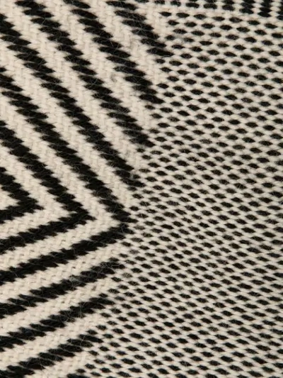 Voz Chevron Scarf In Black