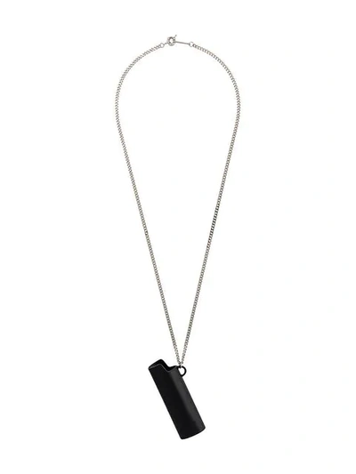 Shop Ambush Contrast Pendant Necklace - Black