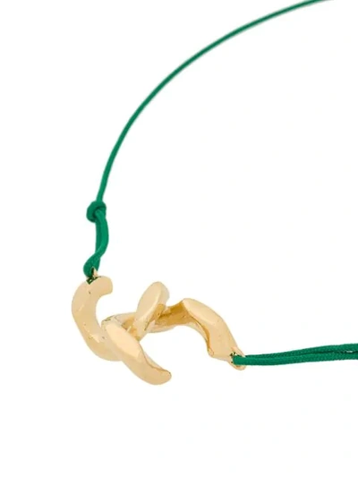 Shop Annelise Michelson Dechainee Cord Bracelet In Gold