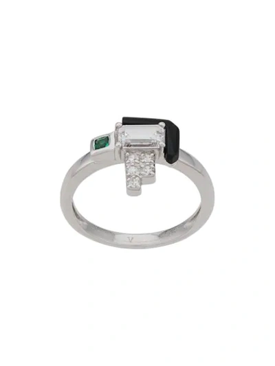Shop V Jewellery Elodie Ring In Silver