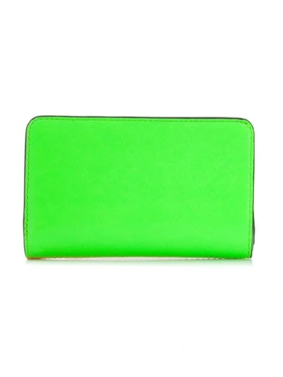 Shop Marc Jacobs The Snapshot Compact Wallet In 829 Bright Orange Multi