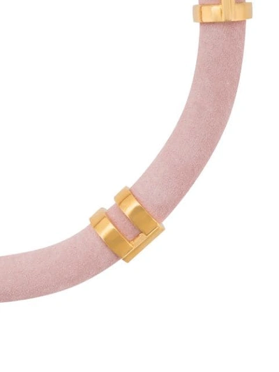 Shop Lizzie Fortunato Double Take Necklace In Pink