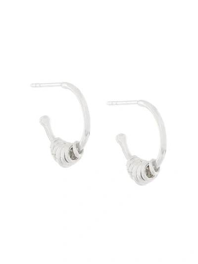 Shop Wouters & Hendrix My Favourite Series Of Hoop Earrings In Metallic
