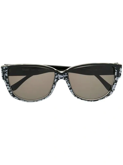 Pre-owned Krizia Vintage Square Frame Sunglasses In Grey