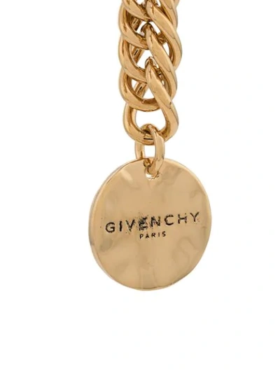 Shop Givenchy 'gv Heart' Armband In Black