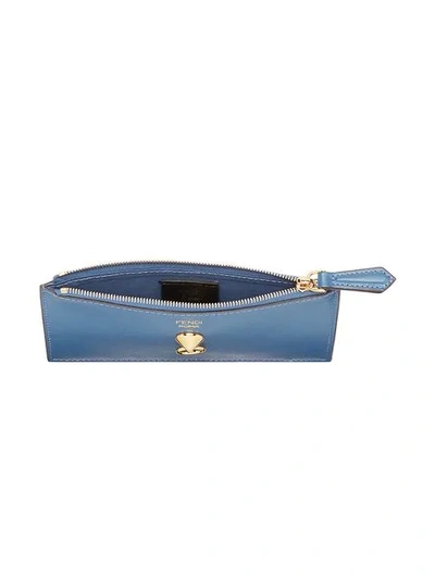 Shop Fendi By The Way Zipped Wallet - Blue