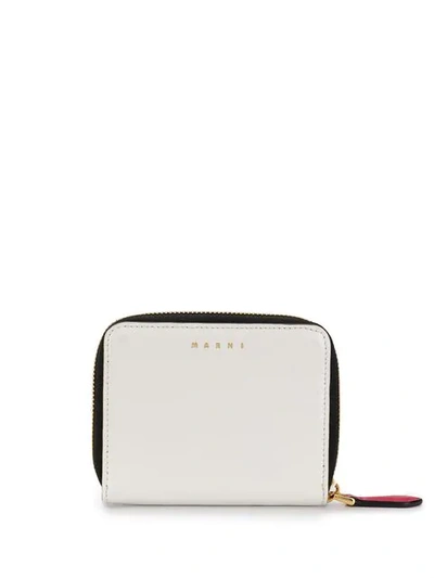 Shop Marni Decorative Coin Purse In White