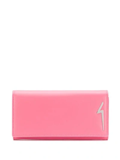 Shop Giuseppe Zanotti Briana Wallet In Pink