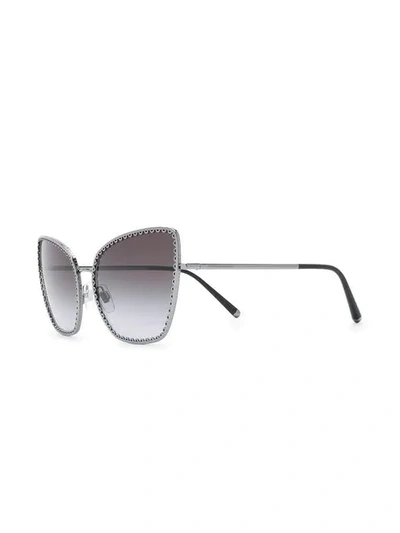 Shop Dolce & Gabbana Cuore Sacro Sunglasses In Metallic