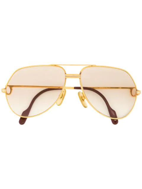 cartier vintage gold glasses