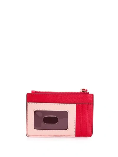 Shop Marc Jacobs Snap Shot Compact Wallet In Red