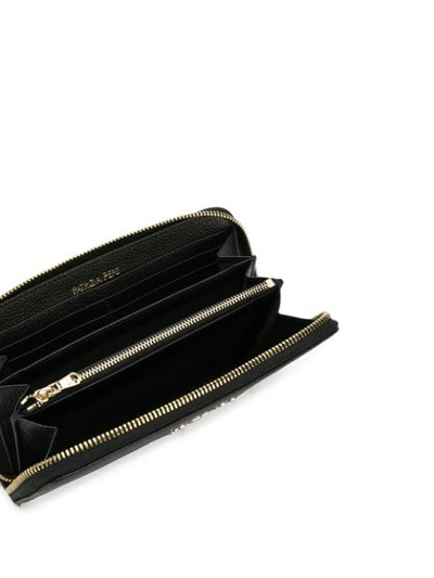 Shop Patrizia Pepe Zip-around Wallet In Black