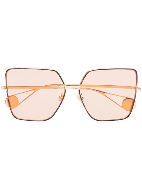 rose gold gucci sunglasses