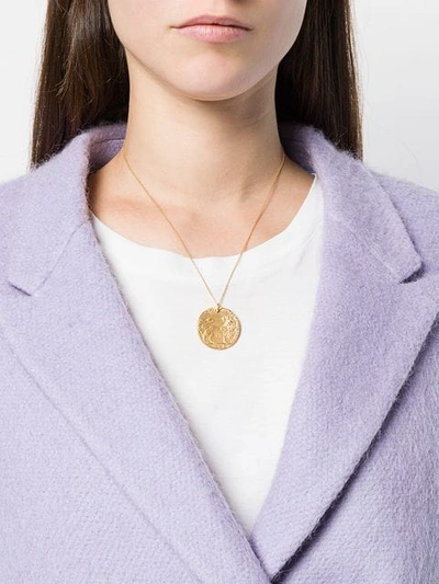 Shop Alighieri Il Leone Necklace In Metallic