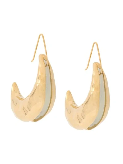 Shop Marni Tribe Earrings In 00w09 Metallo
