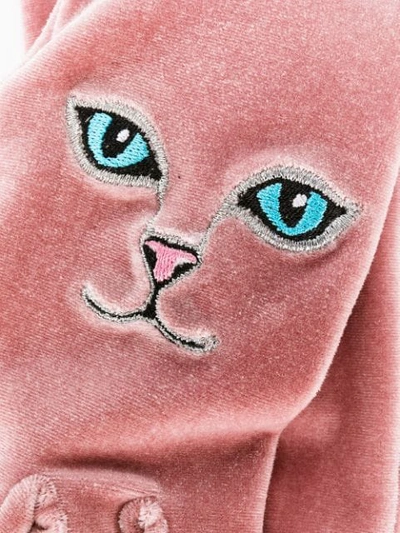 Shop Vivetta Cat Gloves - Pink