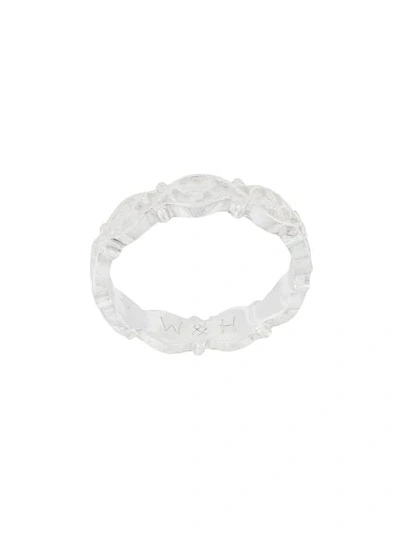Wouters & Hendrix My Favourite Cast Ribbon Ring In Metallic