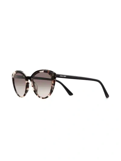 Shop Prada Ultravox Sunglasses In Black