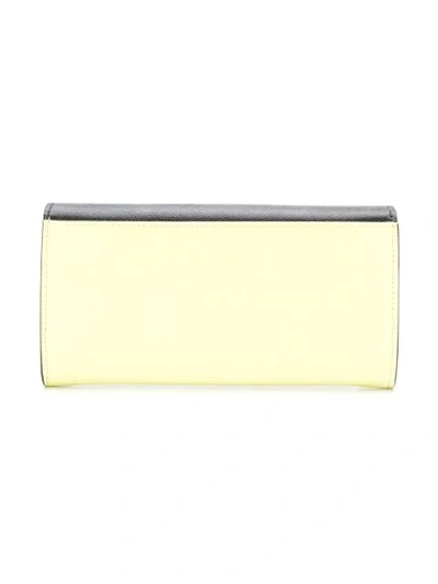 Shop Marni Continental Wallet - Yellow