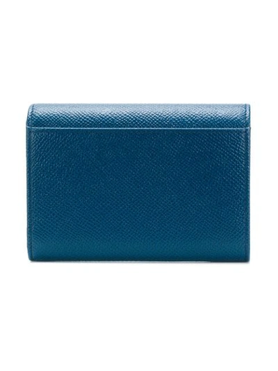 Shop Dolce & Gabbana Small Continental Wallet - Blue