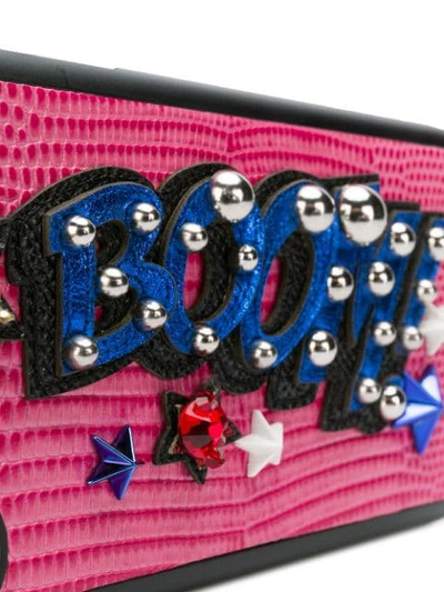 Shop Dolce & Gabbana Boom! Patch Iphone X Case In Pink