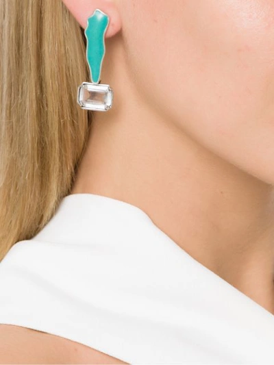 Shop Camila Klein Charm Earring In Metallic