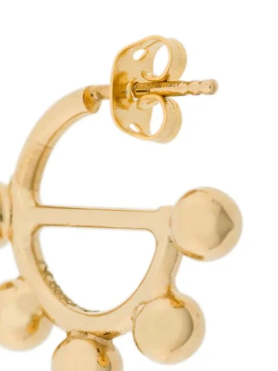 Shop Jw Anderson Gold Mini Hoop Earrings