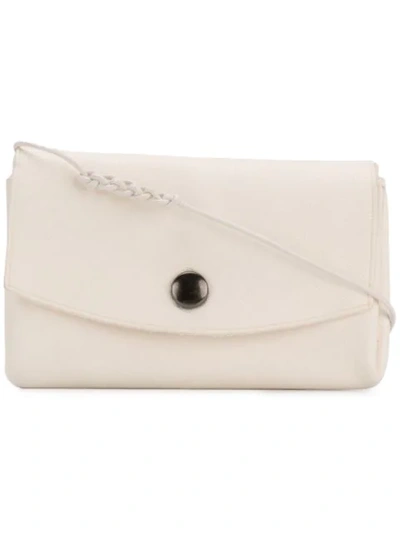 Shop Ann Demeulemeester Neck Strap Pouch In White