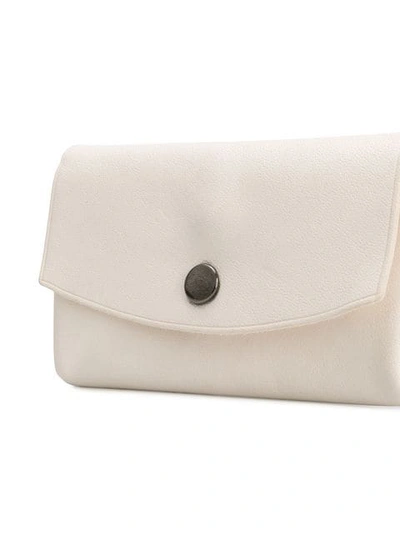 Shop Ann Demeulemeester Neck Strap Pouch In White