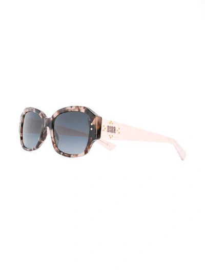 Shop Dior Lady  Studded Sunglasses In Pink