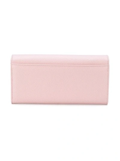 Shop Dolce & Gabbana Continental Wallet - Pink