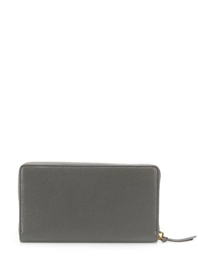 Shop Balenciaga Buckle Detail Purse In Grey