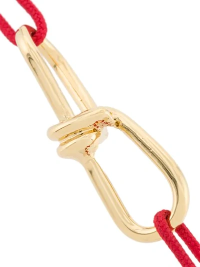 Shop Annelise Michelson Extra Small Wire Cord Bracelet - Red