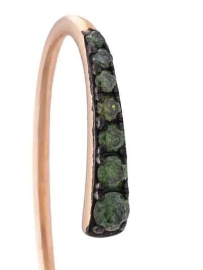 Shop Adeesse Inlaid Diamond Earring Cuff In Metallic