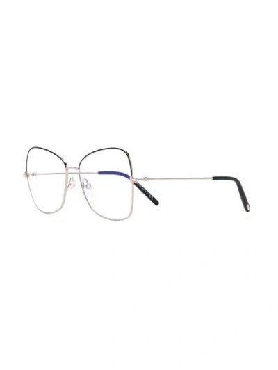 Shop Tom Ford Square-framed Glasses In Black