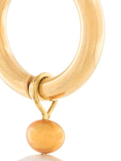 Shop Sandralexandra Isabela Beaded Earrings In Gold