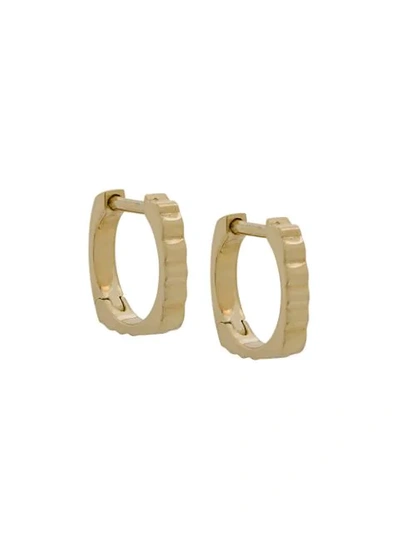 Shop Aliita 9kt Yellow Gold Aro Rueda Mini Earrings