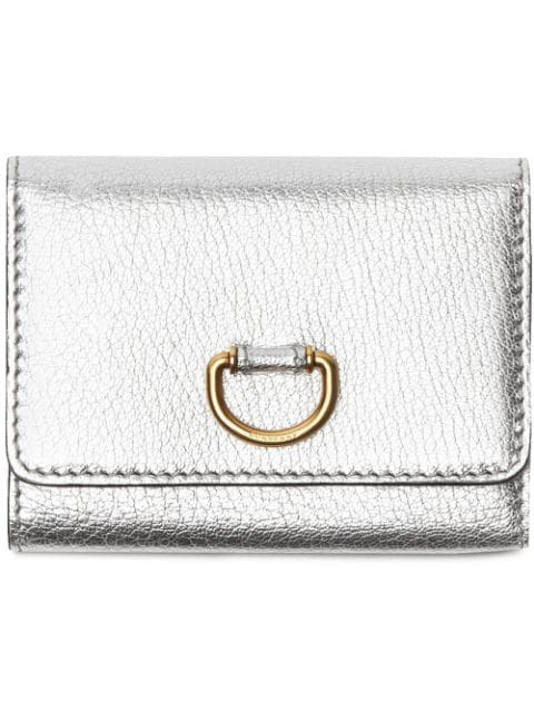 burberry wallet silver
