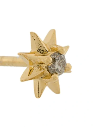 Shop Rachel Jackson Diamond Shooting Star Stud Earrings In Gold