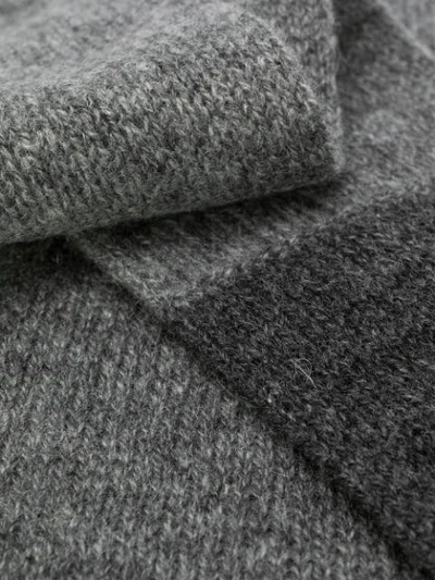 Shop Agnona Cashmere Ribbed Beanie In Grey