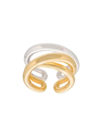 Shop Charlotte Chesnais Wraparound Ring In Metallic