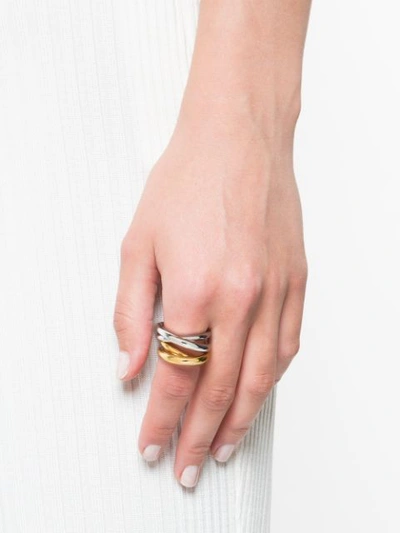 Shop Charlotte Chesnais Wraparound Ring In Metallic