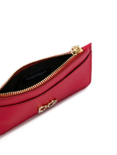 Shop Dolce & Gabbana Logo Wallet In Red
