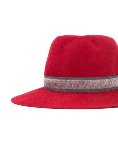Shop Maison Michel Virginie Hat In Red