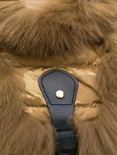 Shop Liska Face Covering Winter Hat In Brown
