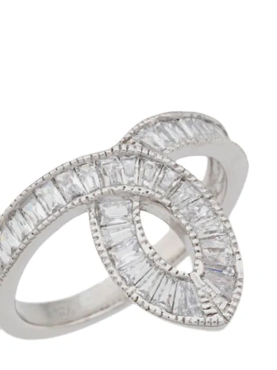 Shop V Jewellery Taper Ring In Silver
